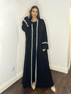 Nira 2 Piece Abaya - Black