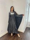 Mina Cape Dress- Grey