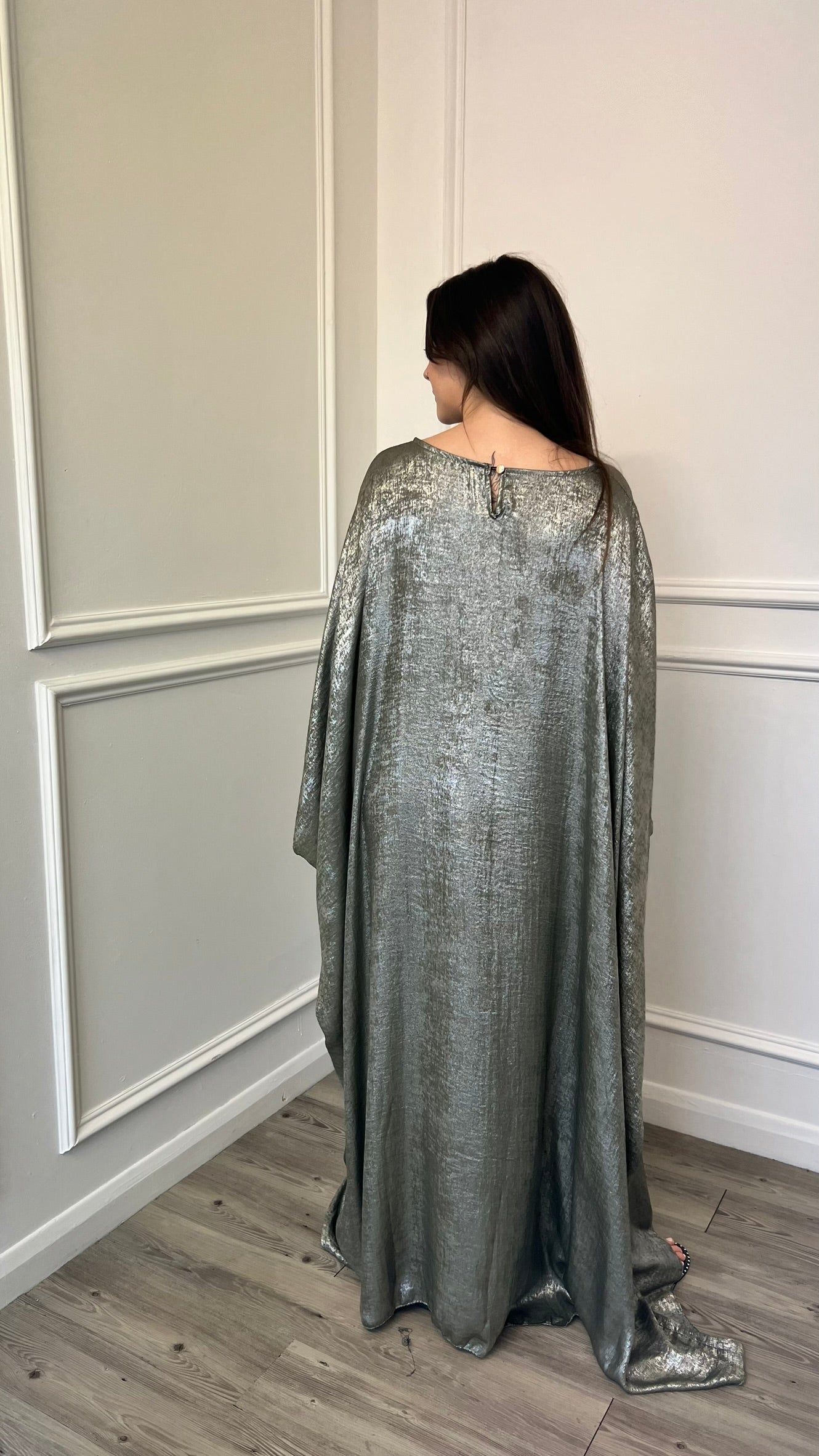 Mira Kaftan - Khaki/Silver