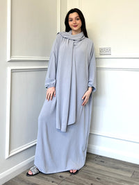 Prayer Abaya - Light Blue