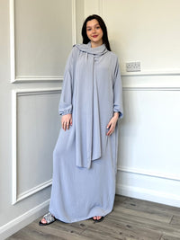 Prayer Abaya - Light Blue