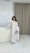 Ellie Plain Abaya - Beige