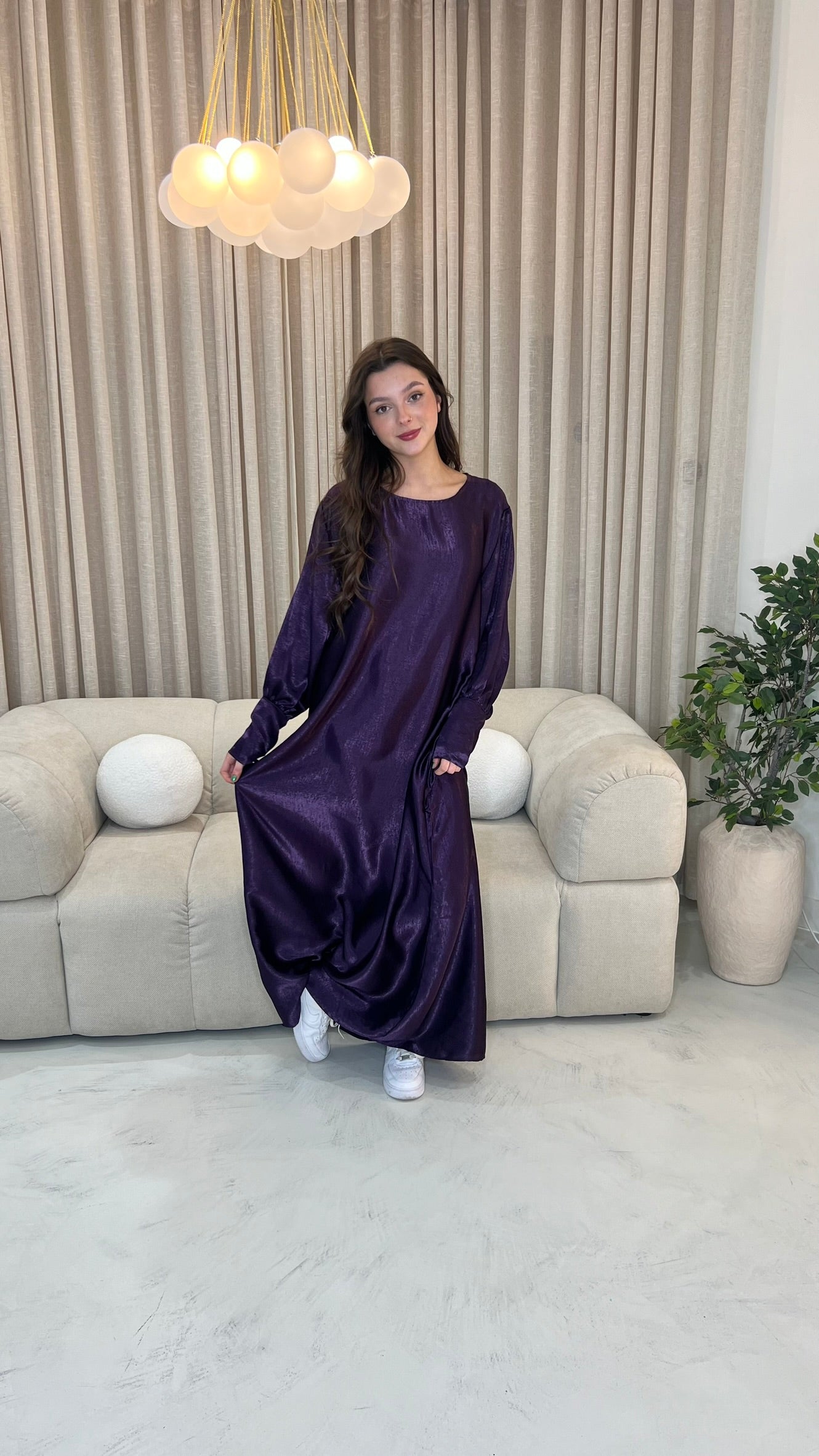 Mina Abaya - Purple