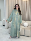 Maham Abaya - Sage Green/Gold