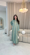 Maham Abaya - Sage Green/Gold