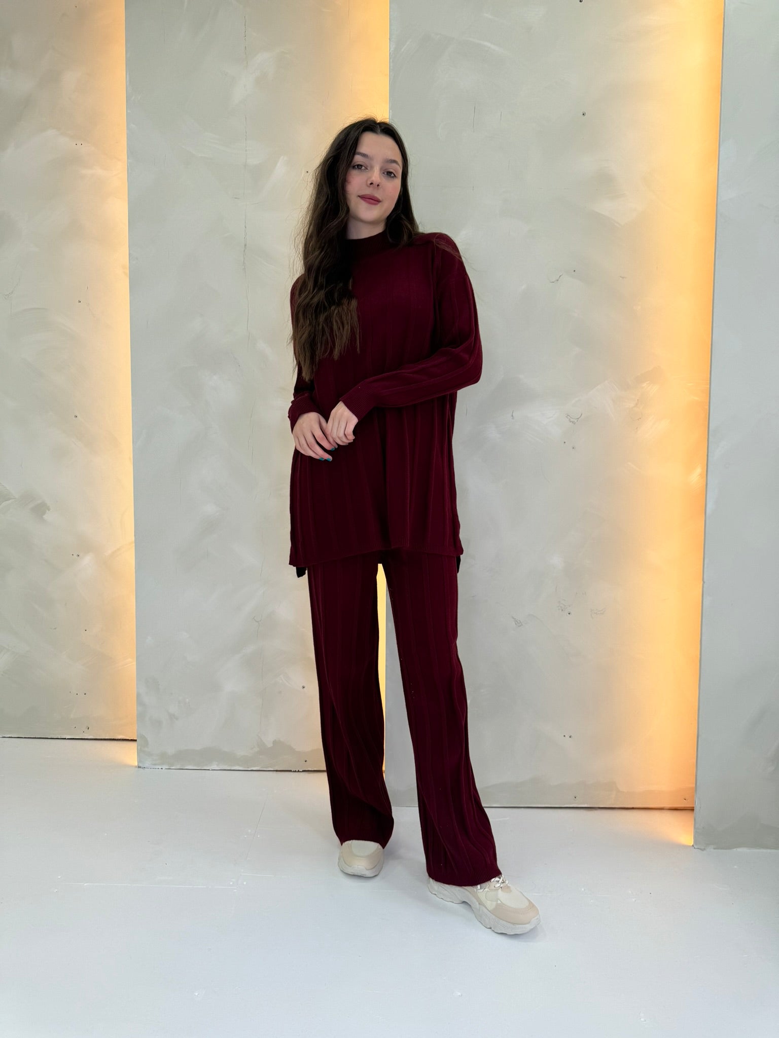 Bella Co-Ord - Burgundy