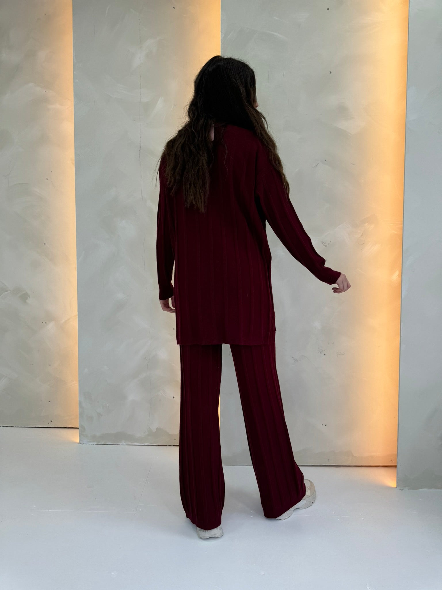 Bella Co-Ord - Burgundy