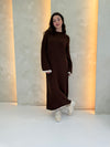 Simi Jumper Dress - Choco Brown