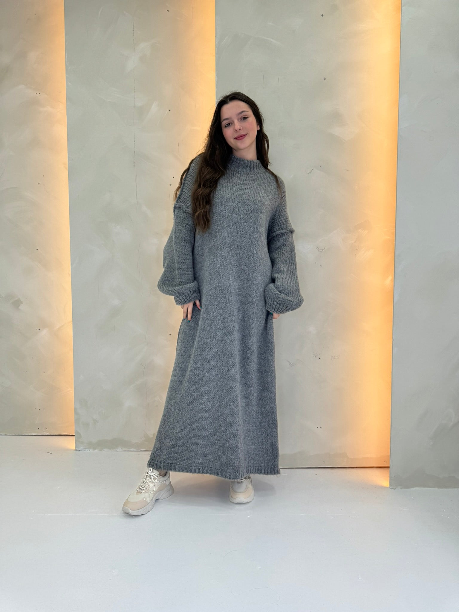 oversized maxi jumper dress Knit Oversized Sweater Dress Juniper