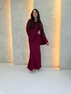 Anna Dress - Burgundy Red