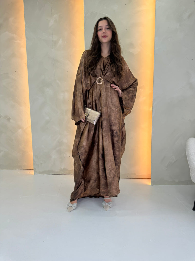 Marble Kaftan - Brown