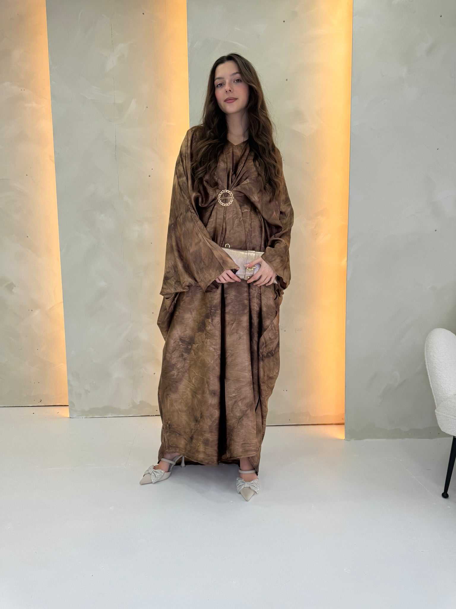 Marble Kaftan - Brown