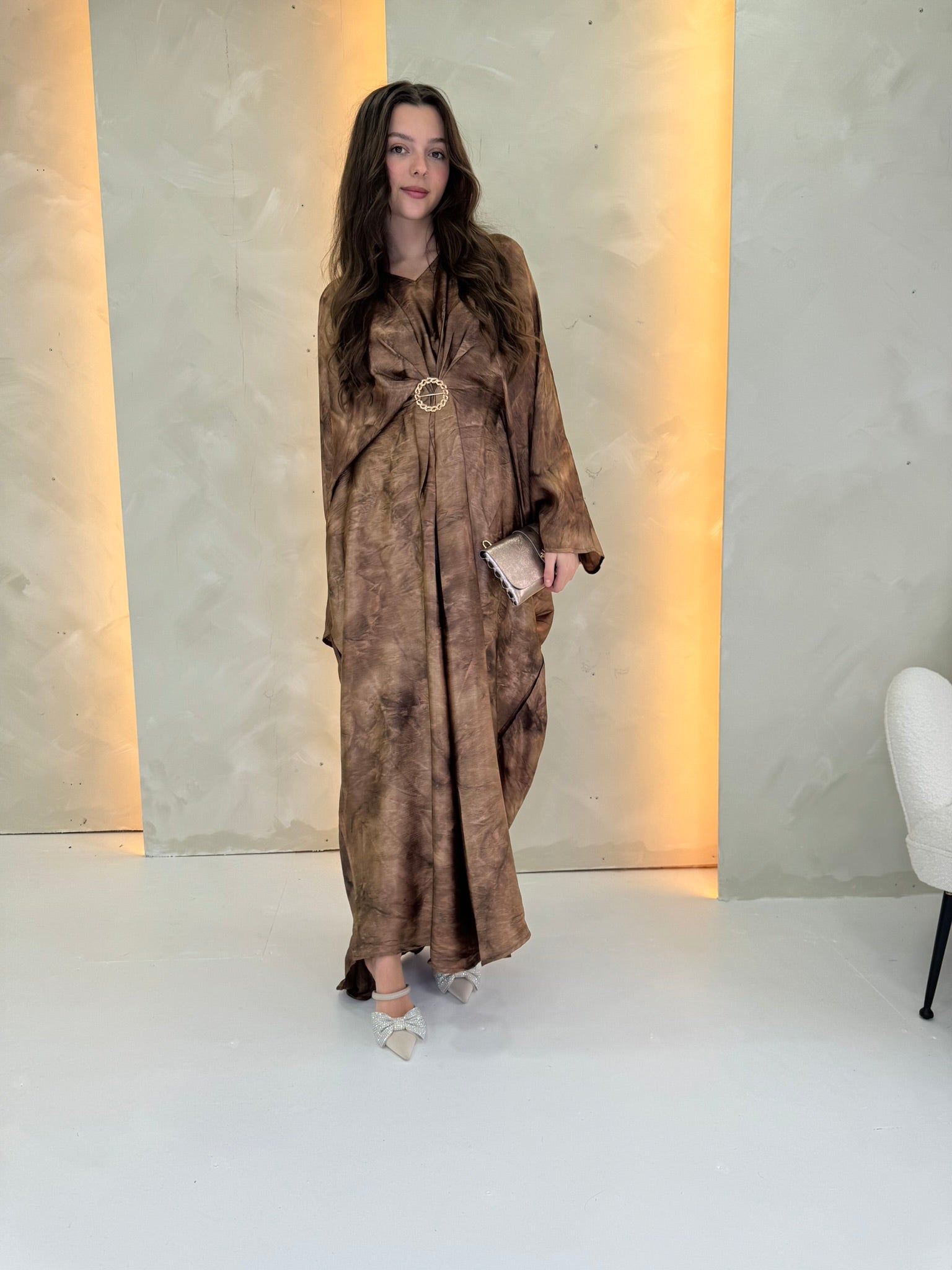 Marble Kaftan - Brown