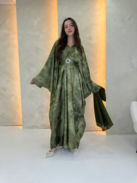 Marble Kaftan - Green