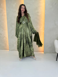 Marble Kaftan - Green