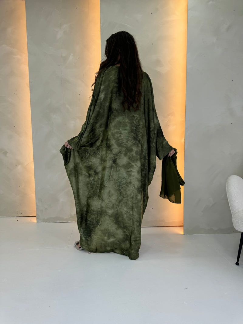 Marble Kaftan - Green