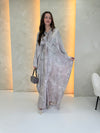 Marble Kaftan - Silver Grey