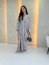 Marble Kaftan - Silver Grey