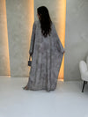 Marble Kaftan - Silver Grey