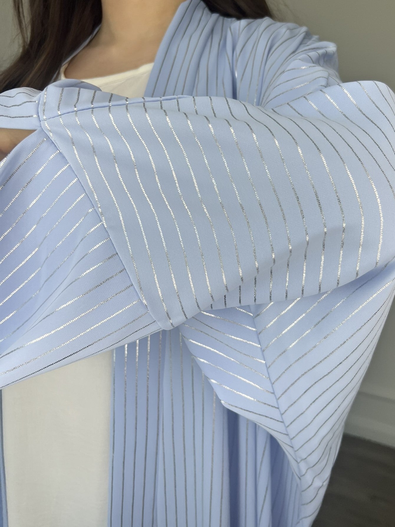 Striped Kimono - Blue