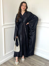 Roha Kaftan Dress - Black Shimmer