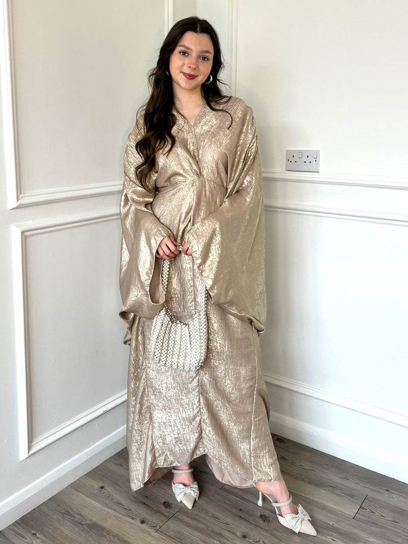 Roha Kaftan Dress - Deep Gold