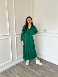 Zoya Dress - Emerald Green