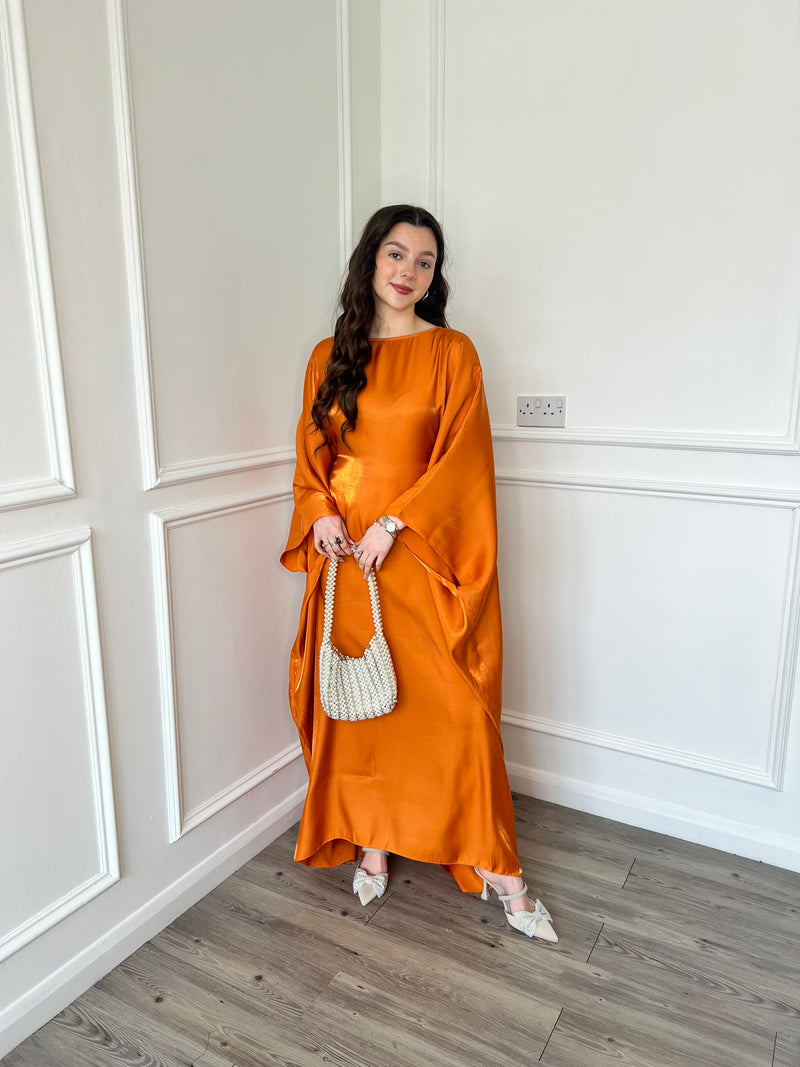 Danya Kaftan Dress - Orange