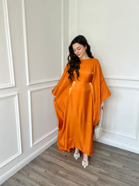 Danya Kaftan Dress - Orange