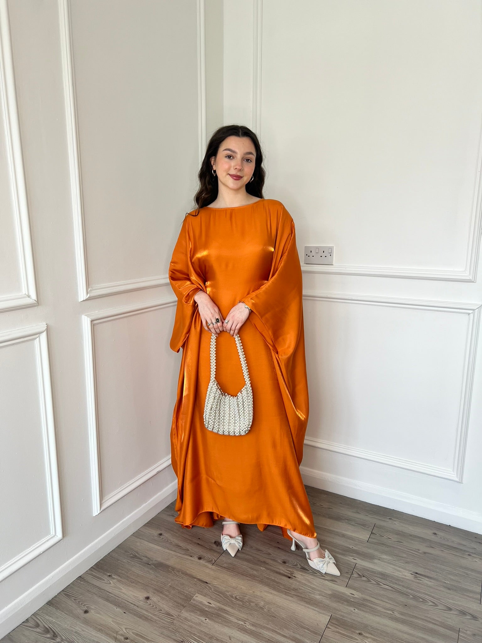 Danya Kaftan Dress - Orange