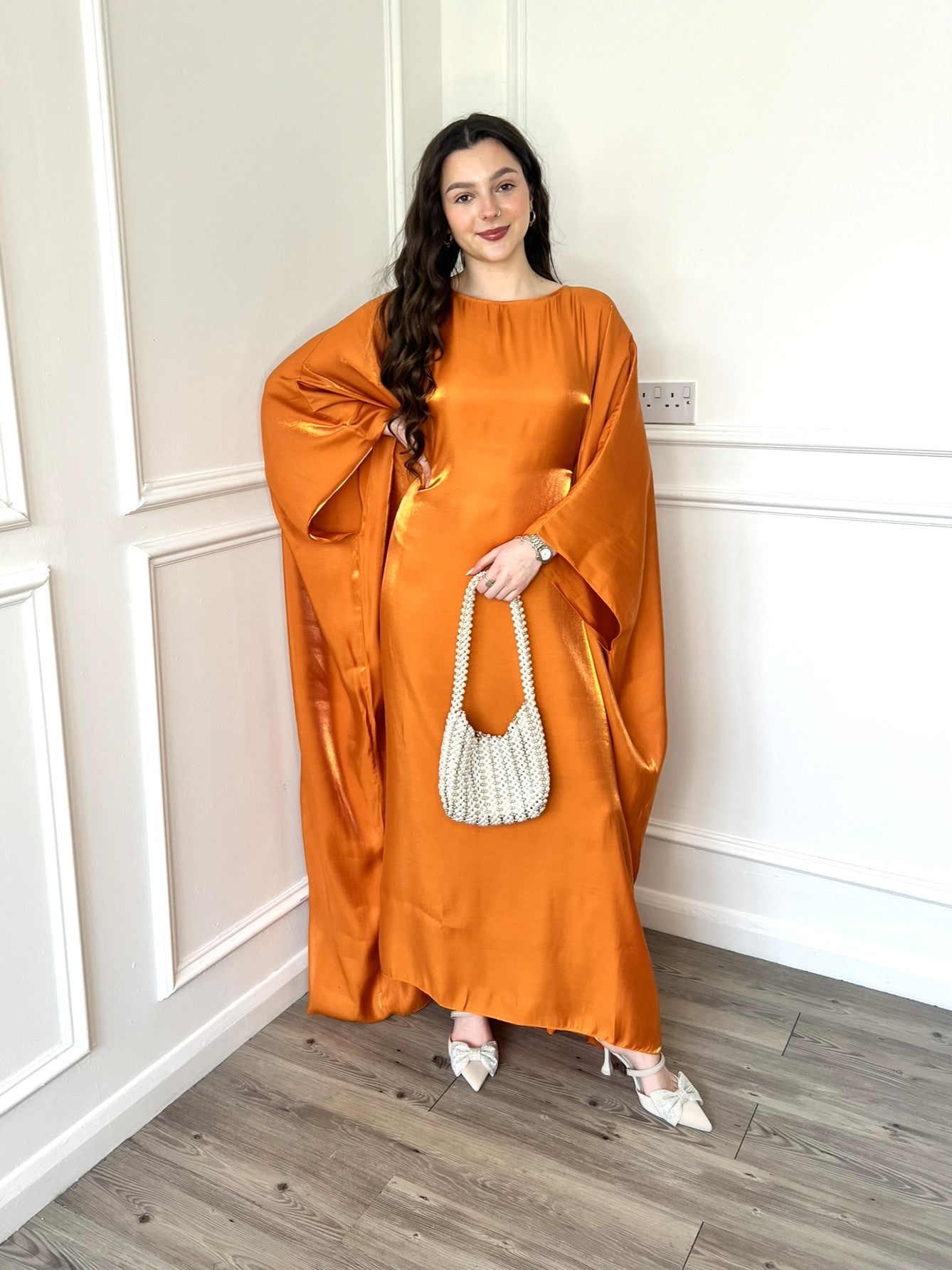 Danya Kaftan Dress - Orange