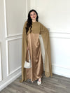 Miri Cape Dress - Tan Gold