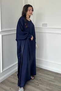 Miri Shimmer Abaya - Navy