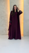 Seraya Abaya - Burgundy