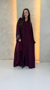 Seraya Abaya - Burgundy