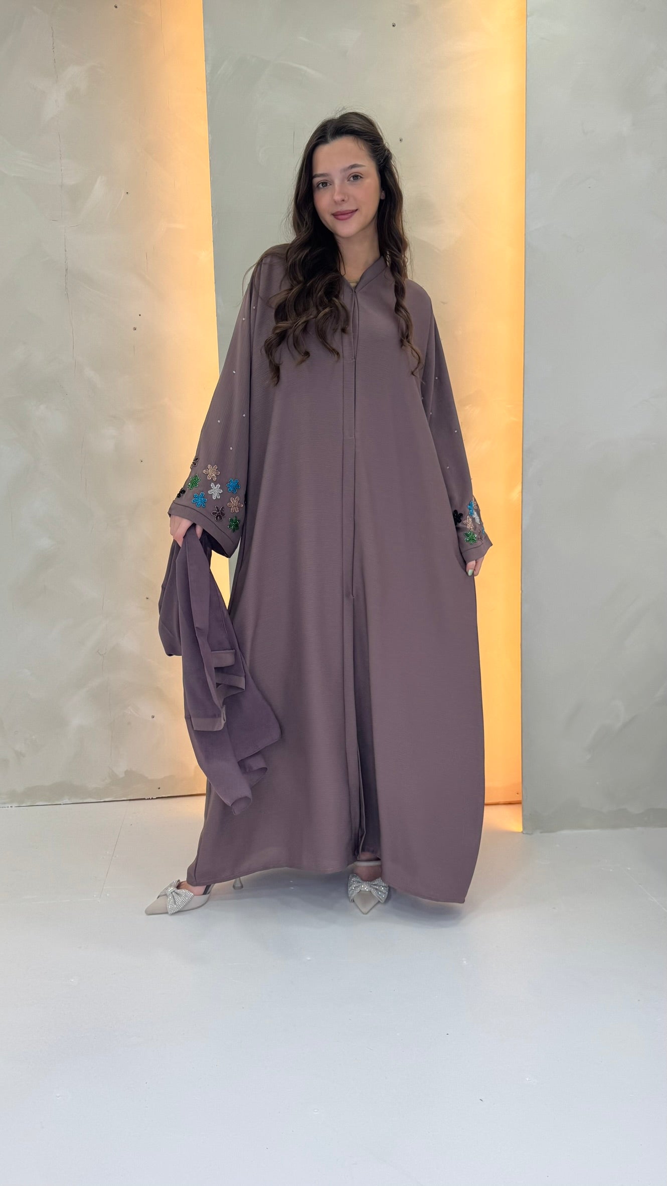 Seraya Abaya - Mauve