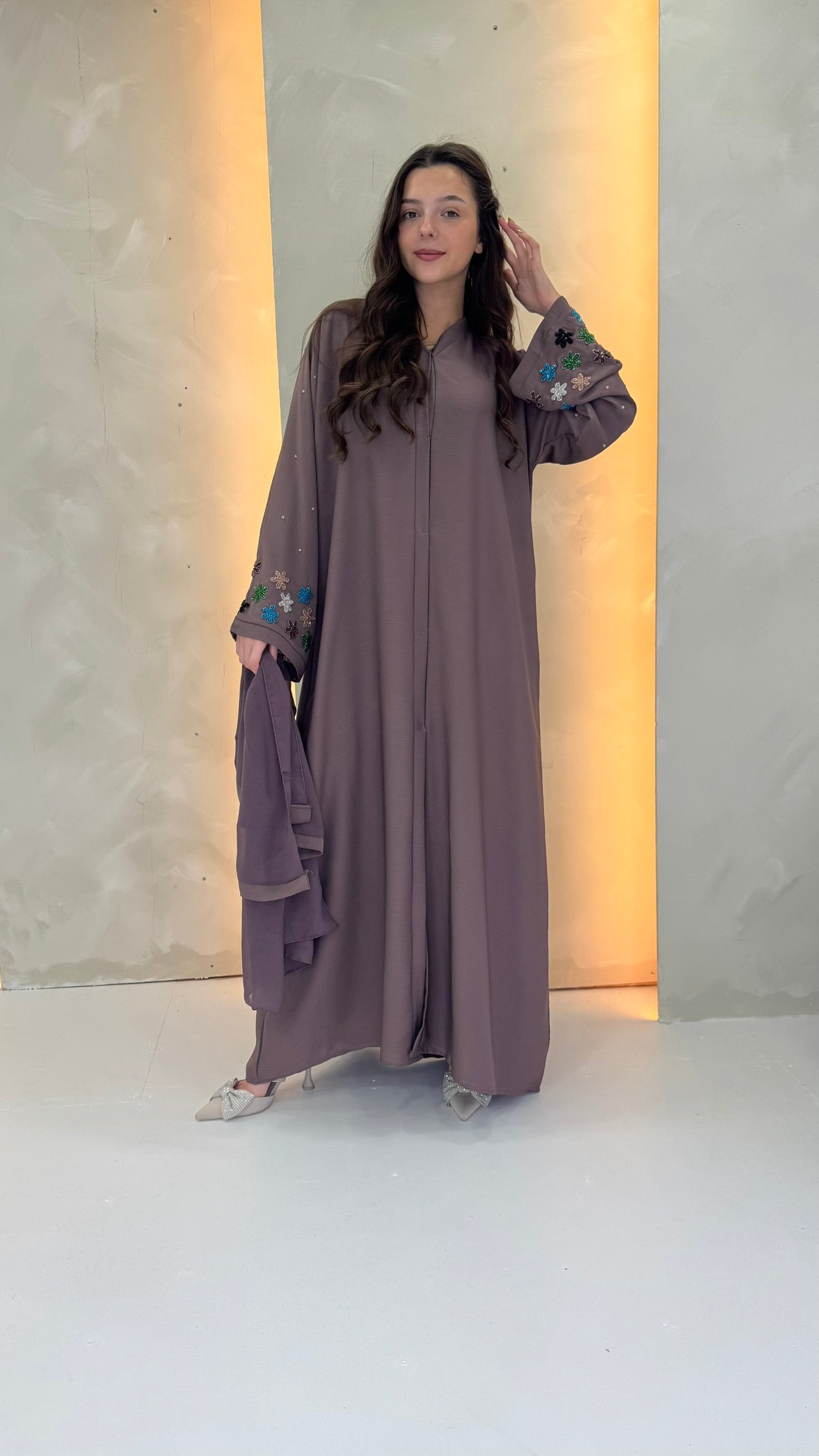 Seraya Abaya - Mauve