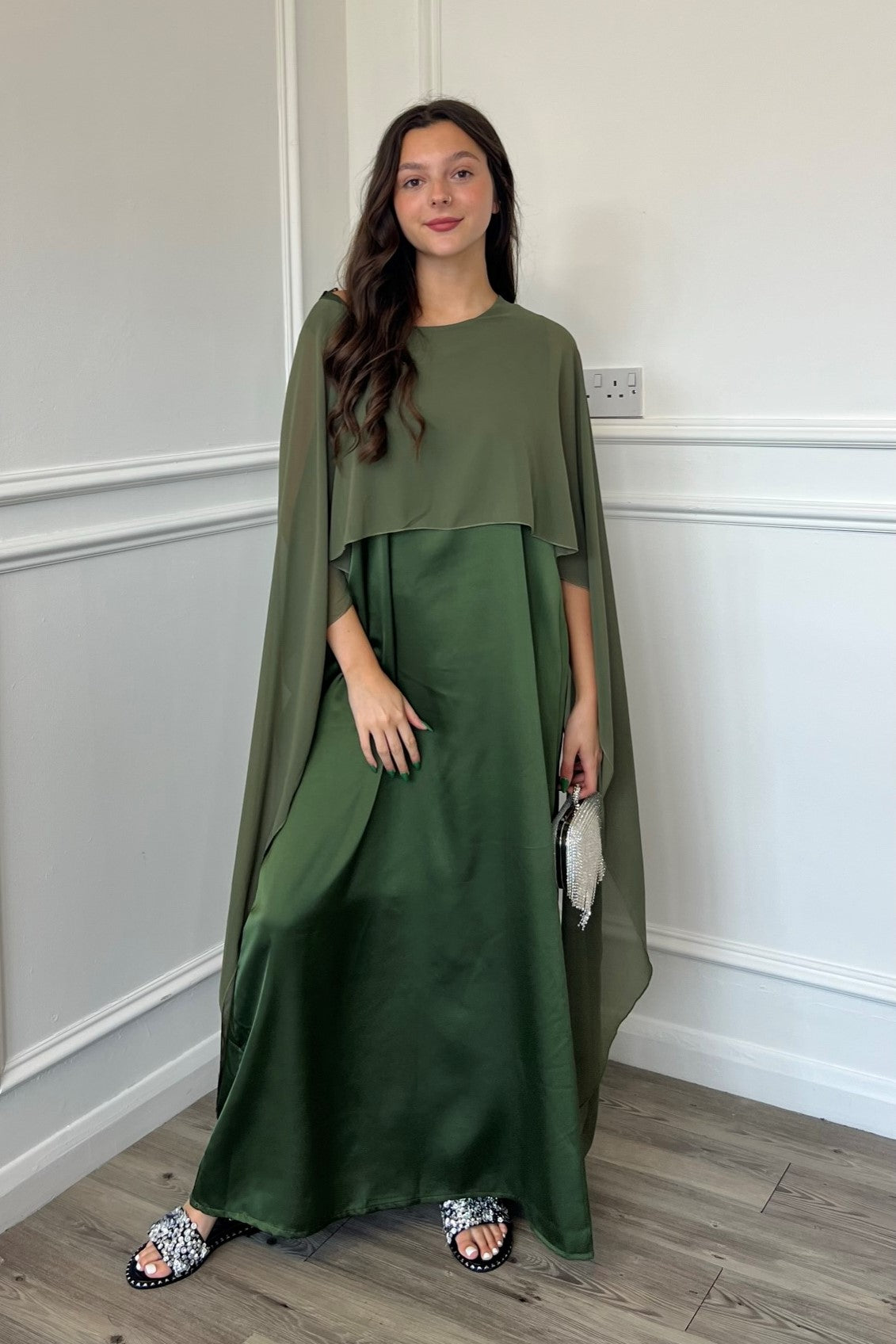 Millie Maxi Dress - Khaki Green Millie Maxi Dress - Khaki Green