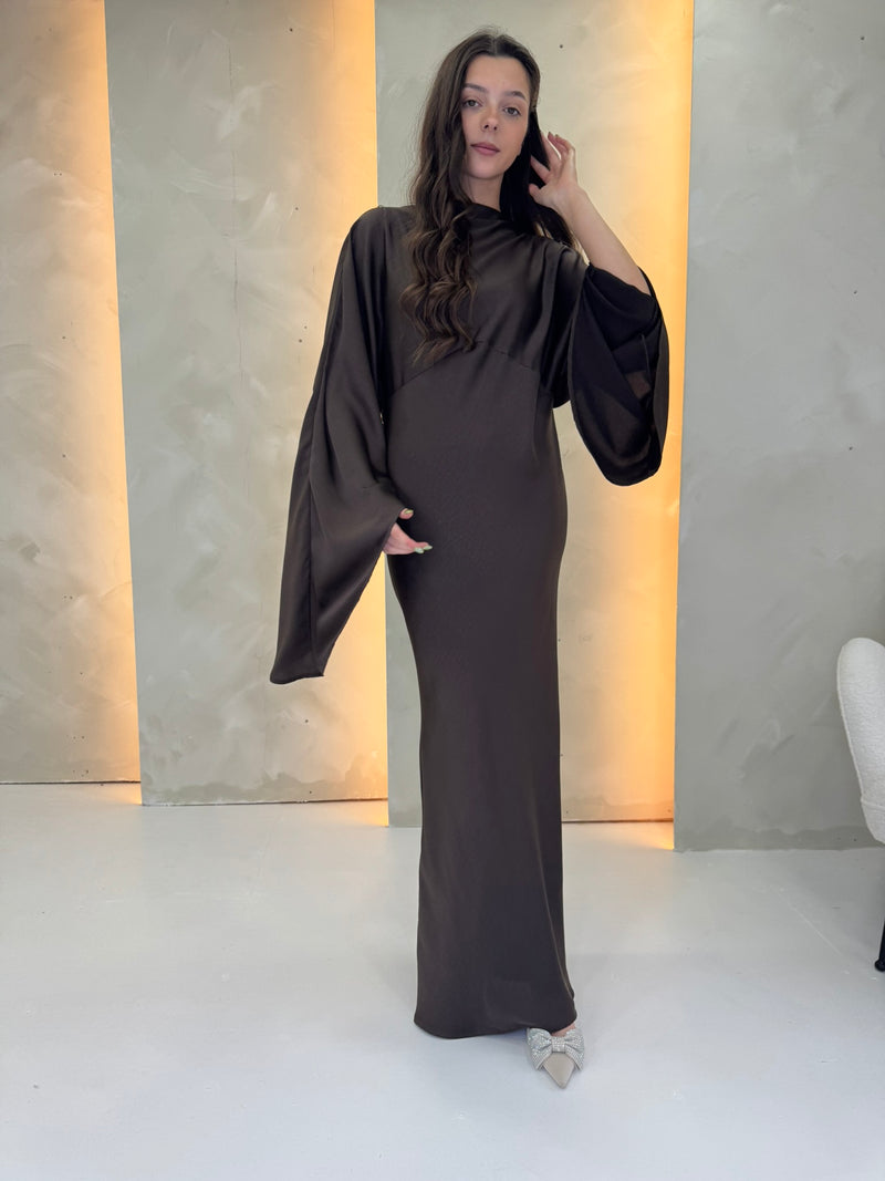 Derya Dress - Chocolate