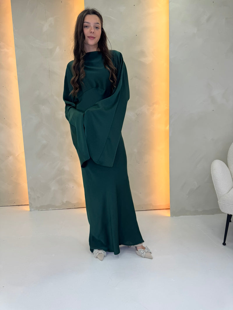 Derya Dress - Emerald