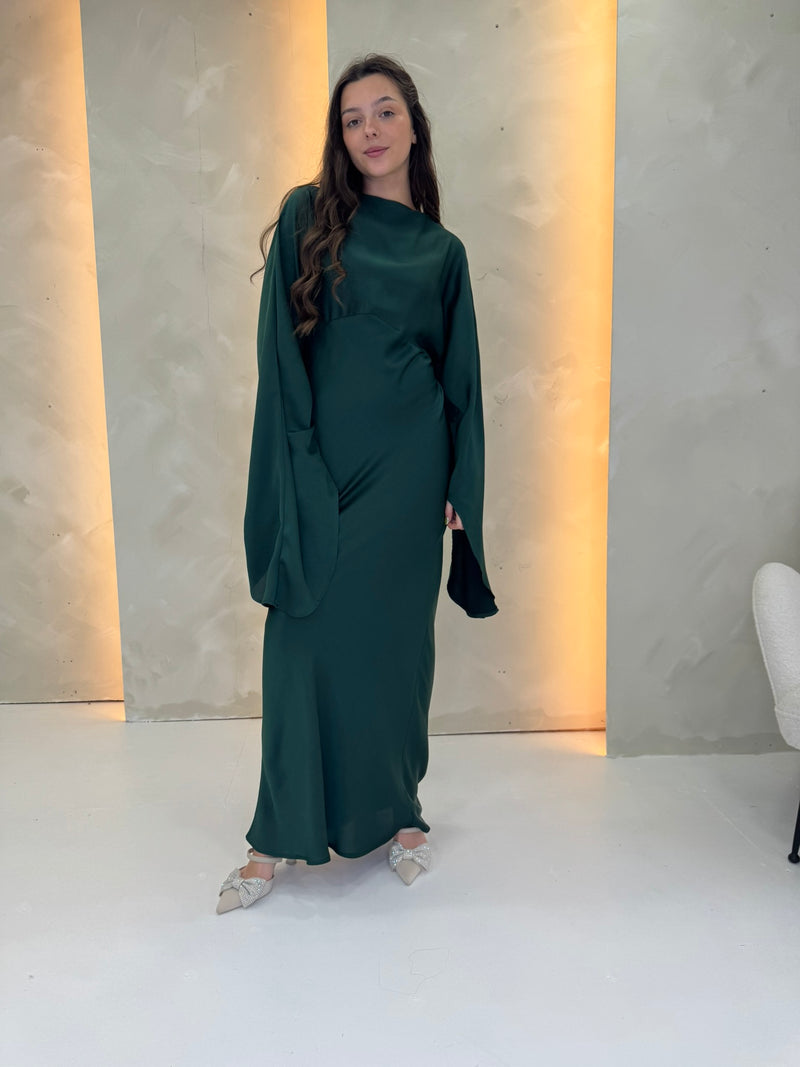 Derya Dress - Emerald