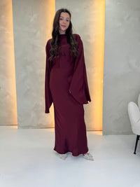 Derya Dress - Burgundy