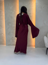 Derya Dress - Burgundy