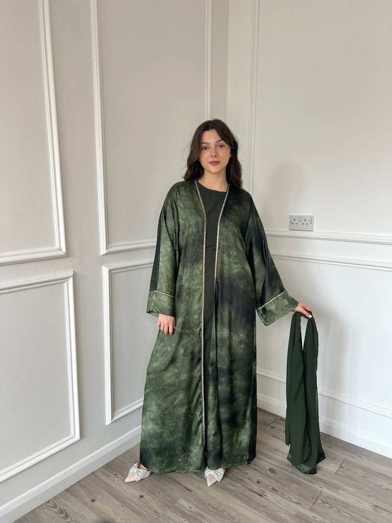 Nora Abaya Set - Green