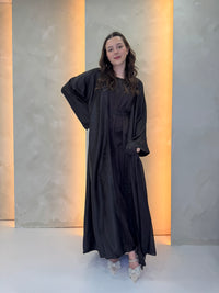 Anila Abaya - Brown/Black