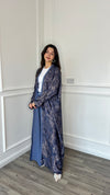 Azra Abaya - Blue/Purple/Gold