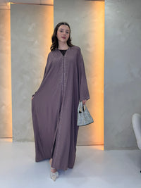 Mila Abaya -Mauve