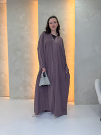 Mila Abaya -Mauve