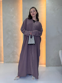 Mila Abaya -Mauve