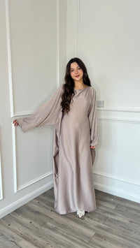 Farah Butterfly Kaftan - Nude